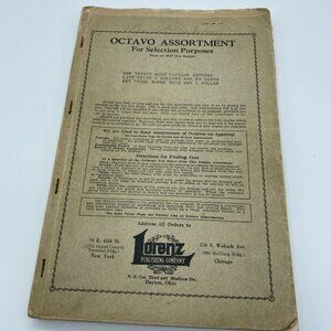 Lorenz's Octavo Assortment Sample Pack Anthems For Mixed Voices Nov 30 1927